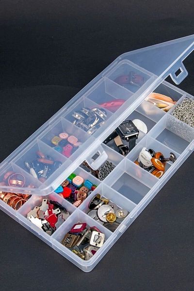 LEON LİFE 18 Compartments Jewelry Necklace Beads Earrings Bracelet Organizer
