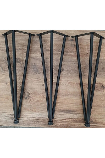 Tapacım 50 Cm 4 Adet Boru Orta Sehpa Zigon Sehpa Ayağı ( Metal )