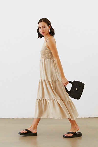 urban focus Elastic Dress with Rope Strap