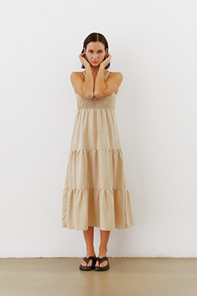 urban focus Elastic Dress with Rope Strap