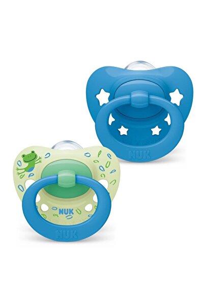 Nuk Signature Saklama Kutulu Silikon Emzik 2Li 6-18 Ay Erkek