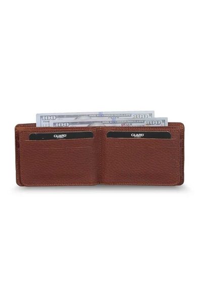 GUARD Tan Leather Men's Wallet - Grd2403xw22200