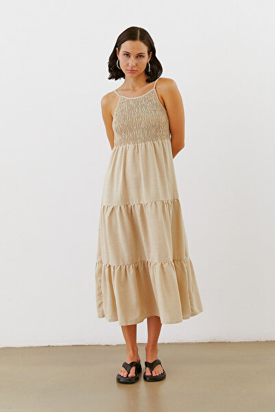 urban focus Elastic Dress with Rope Strap