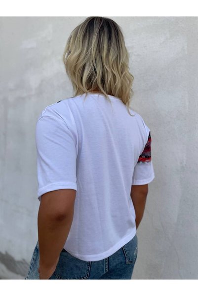 MODA VE DERYA PRINTED T-SHIRT