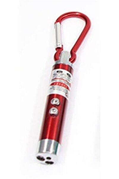Laser El Feneri Anahtarlık Kedi kırmızı renk Lazer Oyuncagı Led Fener Işıklı 4 Fonksiyonlu