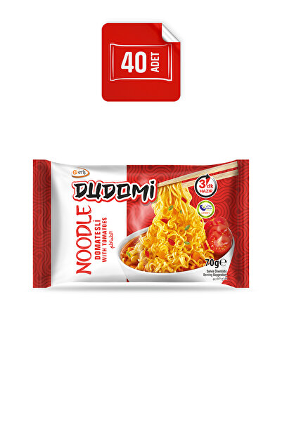 DUDOMİ Dudomi 40'lı Domatesli Noodle Poşet 70 Gr.
