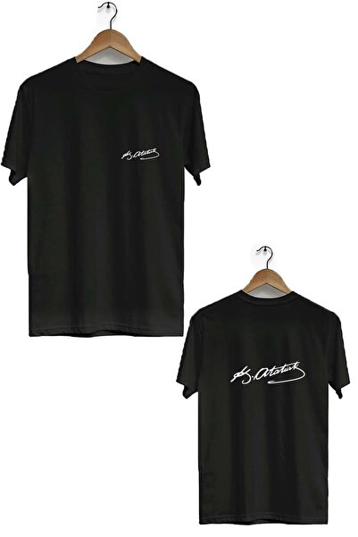 Atatürk İmza Baskılı T-shirt