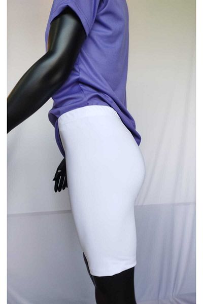 bumerangspor Boomerang stretchy short unisex white leggings