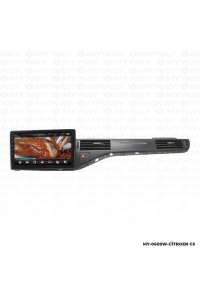MYWAYY CİTROEN C5 ANDROİD 12 MULTİMEDYA CARPLAY 4GB RAM+64GB HDD NAVİGASYON OEM EKRAN