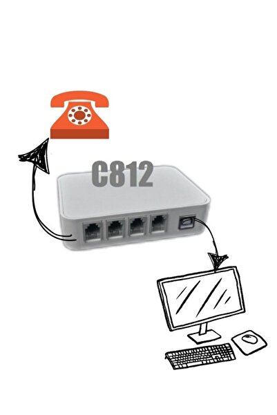 Genel Markalar Caller ID Cihazı, 2 Hatlı CID812 Modeli: Caller ID, Tüm Yazılımlarla Uyumlu