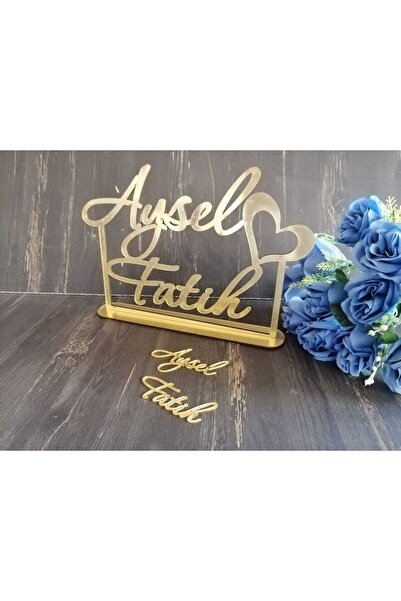 SG TASARIM Nişan Masa İsimliği ve Tepsi İçin İsimler