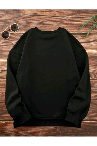 FAVORİST Hanorac cu glugă unisex, negru, cu imprimeu LOS ANGELES