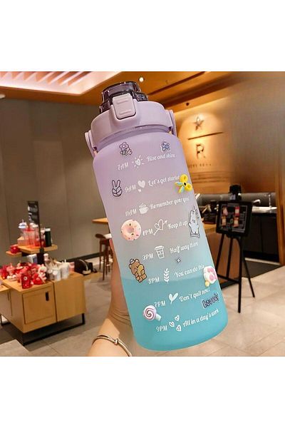 HİTEKSAN MOTIVATIONAL WATER BOTTLE 2 LITERS