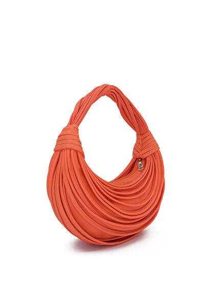 Zuhal Kadın Biyeli Turuncu Bias El & Omuz Çantası