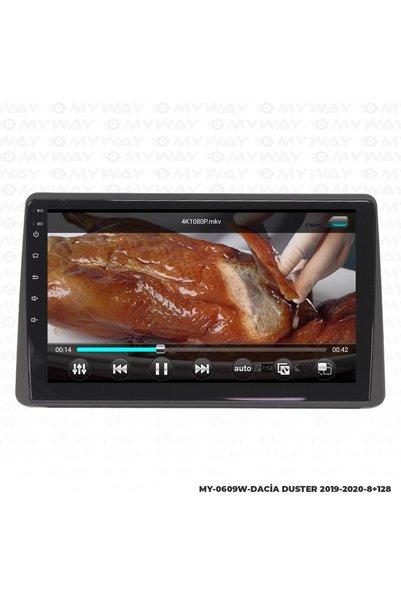 MYWAYY DACİA DUSTER ANDROİD 12 MULTİMEDYA CARPLAY 4GB RAM+64GB HDD 2019-2021 ...