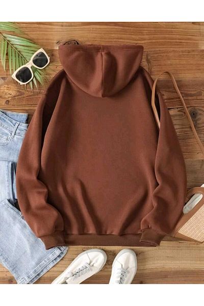 FAVORİST Φούτερ με κουκούλα Energy Printed Cotton Hoodie Unisex Άνετη εφαρμογή με κουκούλα