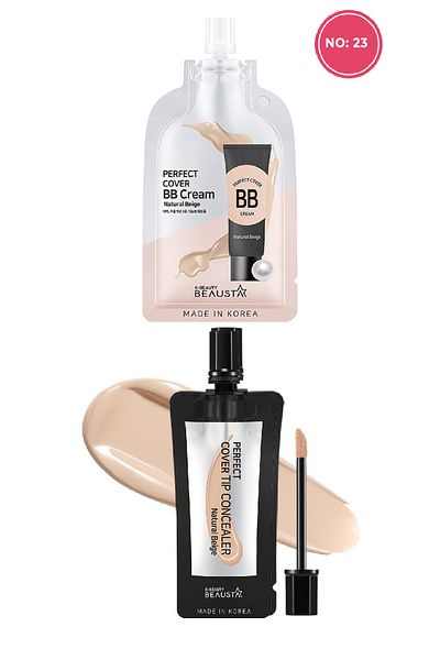 BEAUSTA Perfect Cover Consumer - High Coverage under Eye and Skin Care, No:23