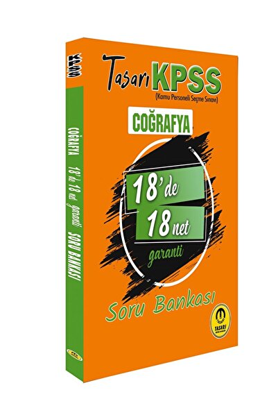 Tasarı Yayıncılık Kpss Coğrafya 18 De 18 Net Soru Bankası / Özgen Bulut / Tas...