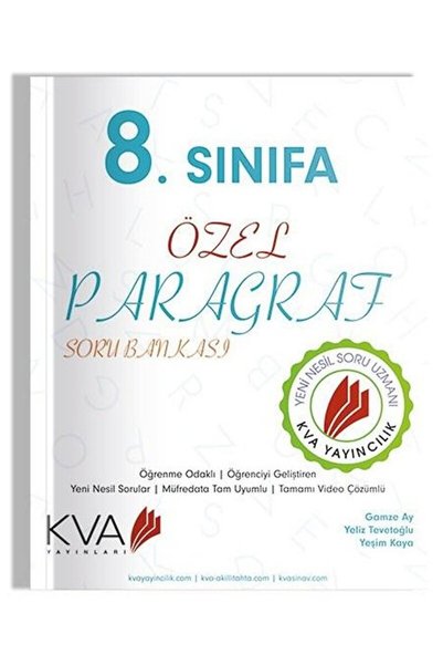 Genel Markalar 8. Sınıfa Özel Paragraf Soru Bankası / Gamze Ay / Koray Varol ...