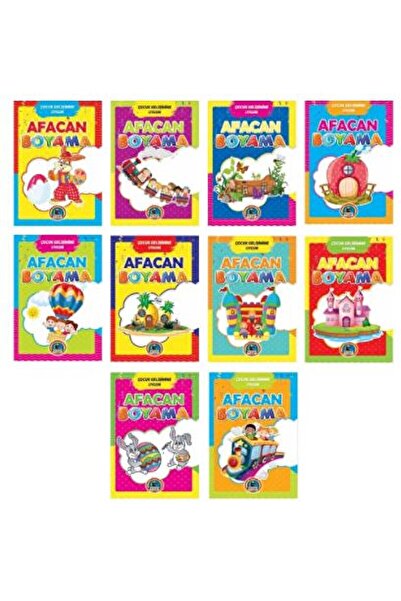Genel Markalar Afacan Boyama (10 Kitap Takım) / Kolektif / Karatay Çocuk / 97...