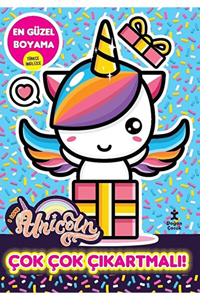 Doğan Çocuk I Love Unicorn En Güzel Boyama Çok Çok Çıkartmalı! / Kolektif / D...