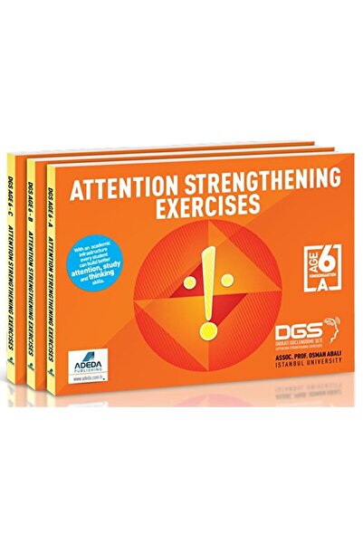 Adeda Yayınları Attention Strengthening Exercises Dikkati Güçlendirme Seti An...