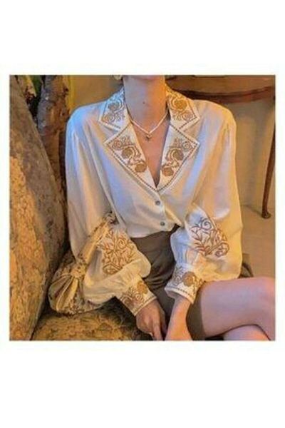 TRND Cămașă cu broderie