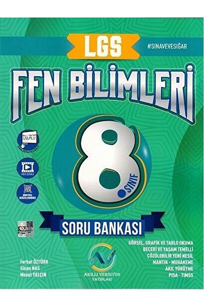 AV YAYINLARI 8. بنك أسئلة العلوم من الدرجة LGS / Ferhat Öztürk / منشورات AV / 9786050624649