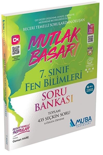 Muba Yayınları 7. Sınıf Mutlak Başarı Fen Bilimleri Soru Bankası / Osman Hare...