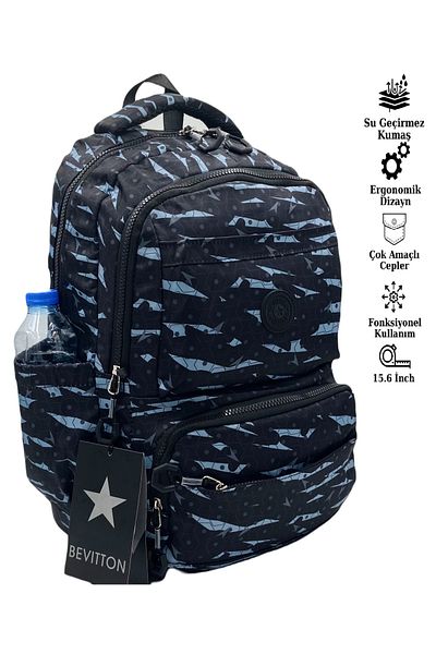 Bevitton Imported Seten Waterproof Fabric Unisex School Backpack