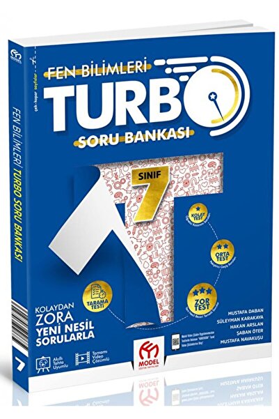 MODEL EĞİTİM YAYINCILIK 7. Sınıf Turbo Fen Bilimleri Soru Bankası / Mustafa D...