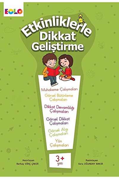 Eolo Yayıncılık تنمية الانتباه بالأنشطة العمرية 3+/ بيركاي دينتش تشاكير/ منشو...