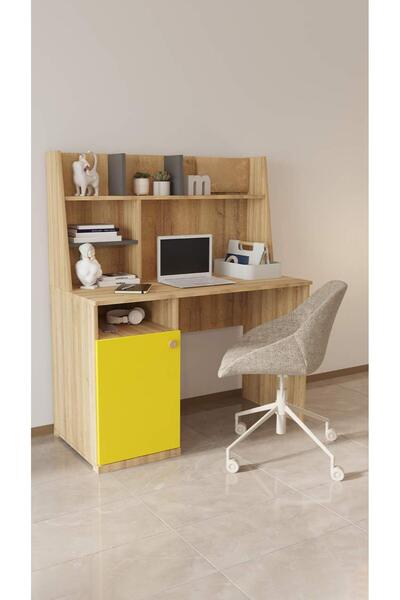 SANDALİE Hera Artemis 120x55 Cm Çalışma Masası Bilgisayar Masası Ofis Ders Ye...
