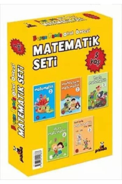 Beyaz Panda Yayınları Okul Öncesi 5 Yaş Matematik Seti (5 Kitap) / Afife Çoru...