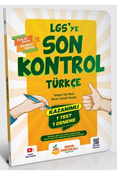 LGS'ye Son Kontrol Türkçe / Kolektif / Şeker Portakalı Yayıncılık / 9786057365507
