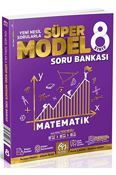 MODEL EĞİTİM YAYINCILIK 8. Sınıf Matematik Süper Model Soru Bankası / Kolekti...