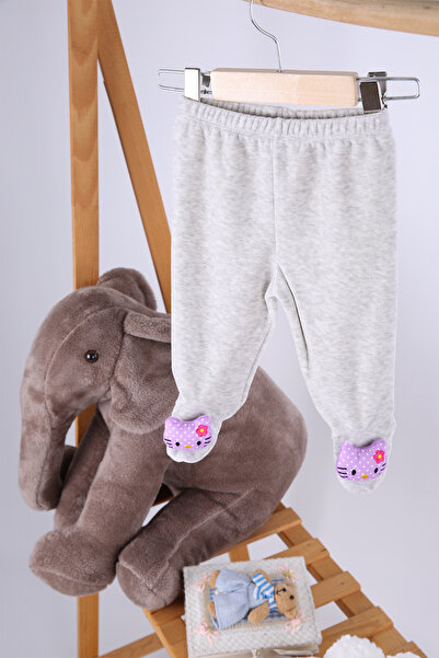 Babyhola Kadife Oyuncaklı Kız Erkek Bebek Çocuk Pantolon Hello Kitty