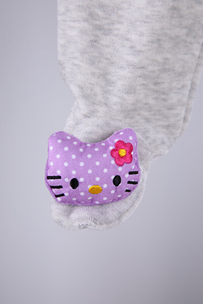Babyhola Kadife Oyuncaklı Kız Erkek Bebek Çocuk Pantolon Hello Kitty