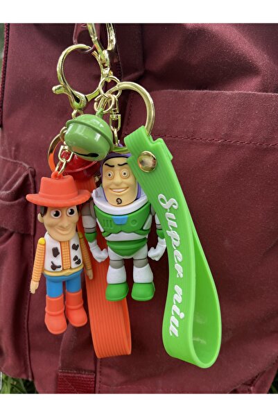 sumicorn Cute Toys Cowboy Space Guard Figure Character Double Bff Keychain Ba...