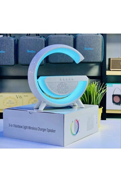 TEKNOBO kablosuz sarj rgb ısık ses bombası spekar ıos ve androıd uyumludur