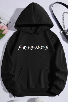 AMMA Unisex Friends Bask l Kapu onlu Oversize Sweatshirt Fiyat Yorumlar Trendyol