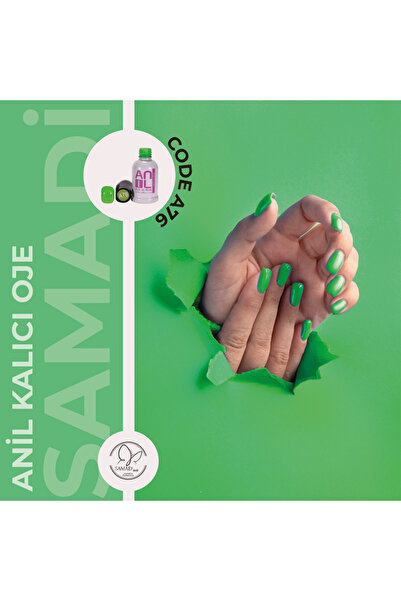 Anil Professional Cosmetics Kalıcı Oje Yeşil Renk 10ml | Dayanıklı Kolay Uygulanan Trend Renkler | Hızlı Kuruma, Parlaklık