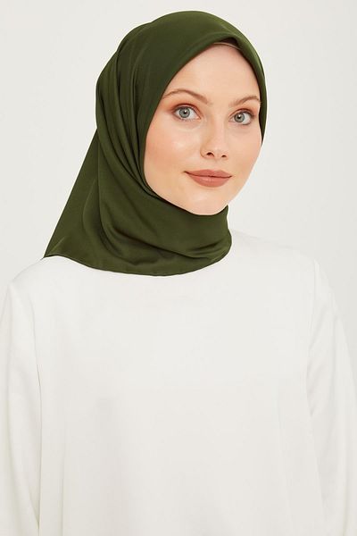 Armine Κασκόλ Sport Twill (CIVIL) Μονόχρωμο σκούρο πράσινο