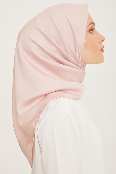Armine Φουλάρι Sport Twill (TIVİL) Απλό χρώμα Ανοιχτή πούδρα