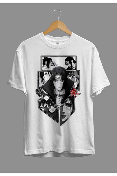 CONSTRAİN Τυπωμένο μπλουζάκι μεγάλου μεγέθους Uchiha Itachi Naruto χαρακτήρων...