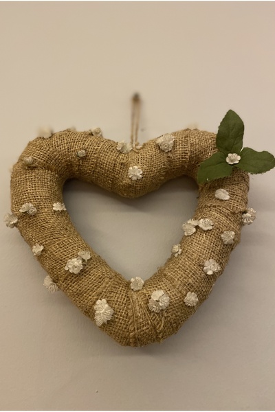 Eva Dekor Kalp Kapı Süsü,kalp Duvar Süsü