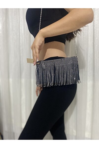 SmY Bag حقيبة شرابة صغيرة بتصميم حجري