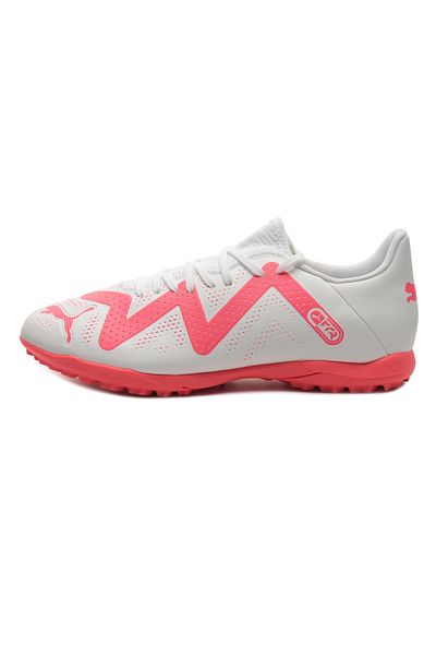 Puma 107381 -01 Puma Future Play Tt White-Fire Orchid Ανδρικά αθλητικά παπούτσια ροζ