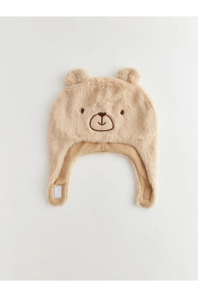 LC Waikiki LCW baby 3D Baby Boy Beanie with Teddy Bear Figure