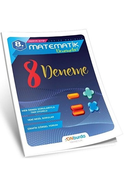 Onburda Yayınları LGS'ye Hazırlık Matematik Denemeleri / Kolektif / ONburda Y...